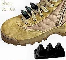 Self defense gadgets - shoe spikes