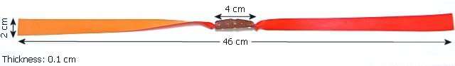 Ketty (kettie / sling shot) with rubber - wooden frame and haasrek