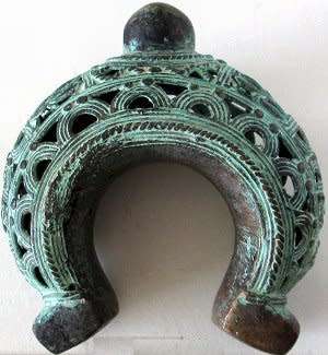 Sculptures - Bronze - Benin - Arm band - doughnut (amulet)
