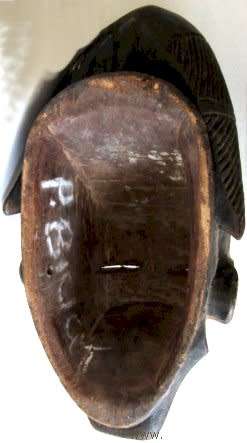 African tribal masks - Gabon punu face - 2nd hand