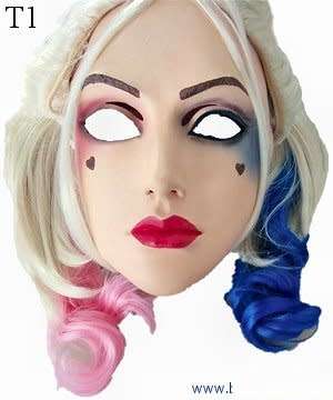 Theatrical masks - female - realistic - latex