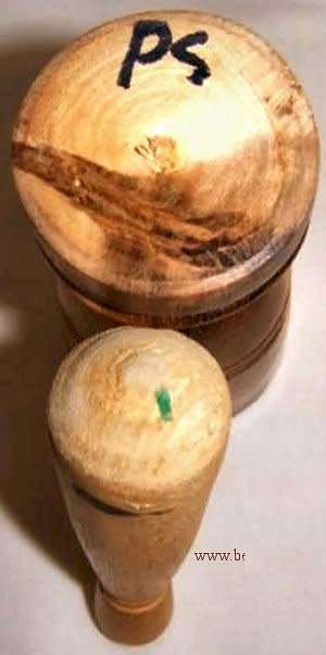 Pestle and mortar - wooden