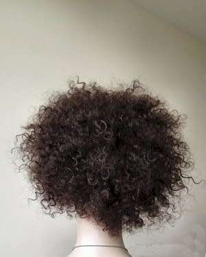 Wigs - Brown red - curly - short