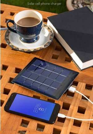 Solar charger for cell phones - small - portable