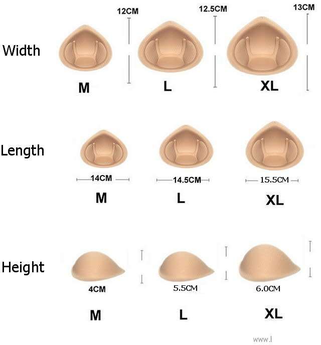 Bra enhancers, fillers and inserts - sponge