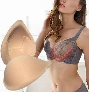 Bra enhancers, fillers and inserts - sponge