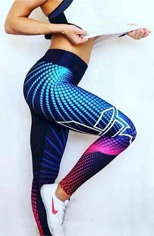 Leggings - printed tights for gym