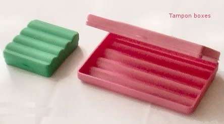 Tampon boxes - Aesthetic looking plastic boxes to carry your tampons in