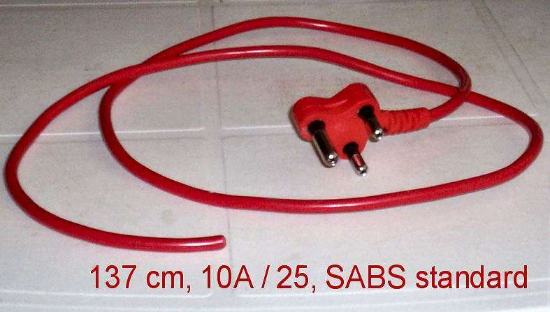 Electric cords with 3 point plugs