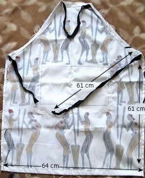 Aprons for chefs with african motives - bibs