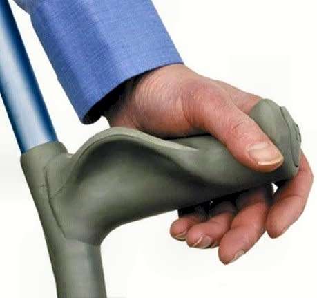 Elbow crutches - Extra strong for heavy people and comfi grip for long term paraplegics