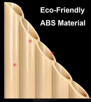 Flutes - wooden - panpipes - ABS plastic