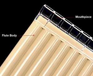Flutes - wooden - panpipes - ABS plastic