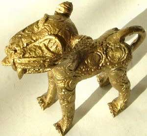 Sculptures - Bronze - Benin - Leopard - small - refurbished