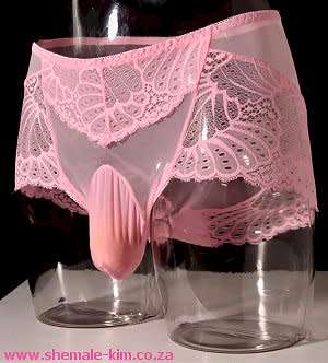 Panties - pouch - Monochrome in spandex lace fabric