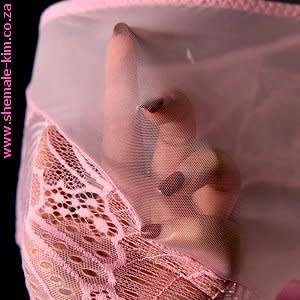 Panties - pouch - Monochrome in spandex lace fabric