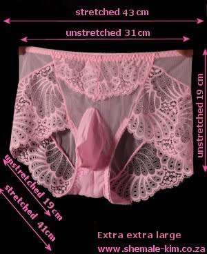 Panties - pouch - Monochrome in spandex lace fabric