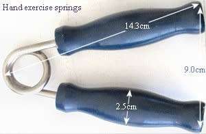 Hand gripper exercise springs