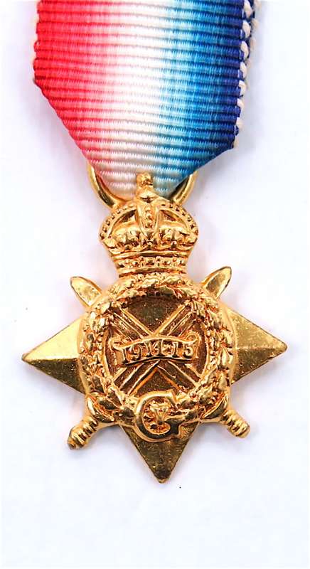 Miniature. World War I. 1914-1915 Star.