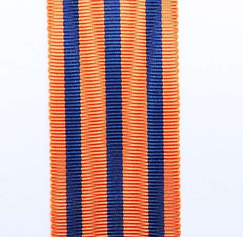 Full size: Rhodesia 1890-1897 medal ribbon 15cm Original with watermark.