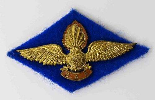 South African Army Observation Post Flight Mess Dress Wings. Very Rare.