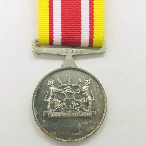 FULL SIZE: Bophuthatswana General Service Medal. Numbered. #002320