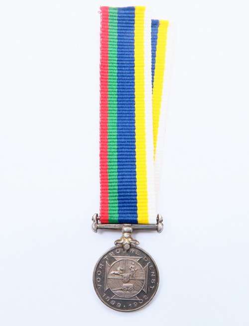 Miniature - D.T.D. (Dekoratie Voor Trouwe Dienst.) Zuid - Afrikaans Republiek. #01