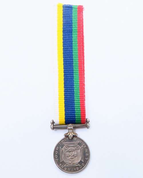 Miniature - D.T.D. (Dekoratie Voor Trouwe Dienst.) Zuid - Afrikaans Republiek. #01