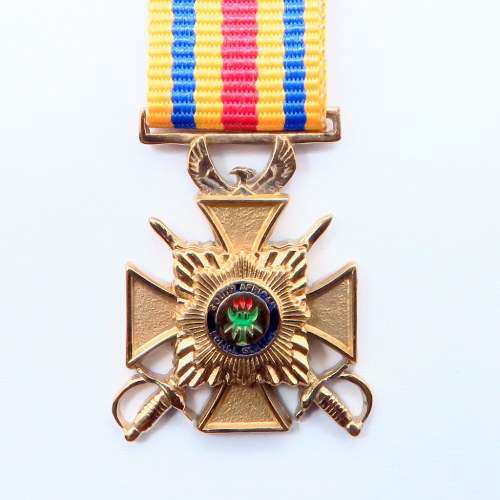 Miniature - Gold Cross For Bravery in 9ct Gold