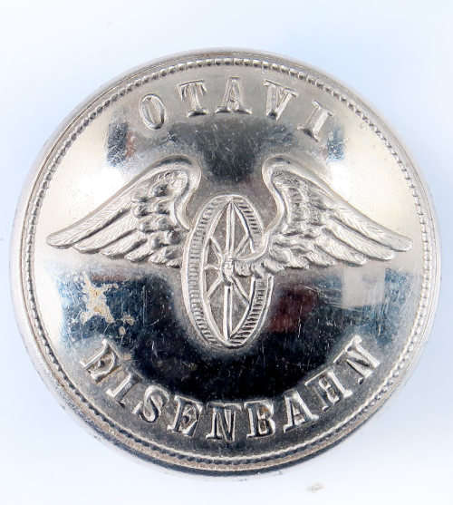 German South West Africa. Otavi EIsenbahn Button.