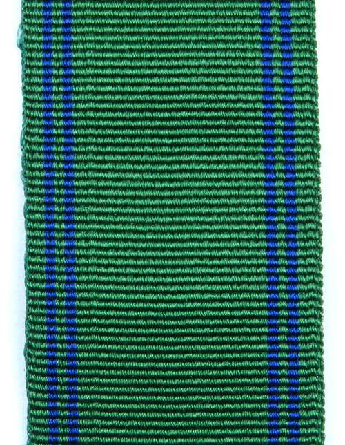 Full Size: S.A.D.F Citizen Force Good Service Silver (20 Years) Medal Ribbon 15cm...