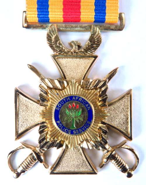 Full size - South African Police Service Medal (Prototype Gilt)