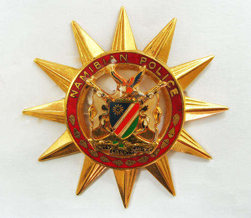 Full Size.  Namibia Police Officers Cap Badge. ..