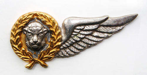 South Africa Bophuthatswana Air Force Navigator, Bi-Metal Second Type wing breast badge. ..