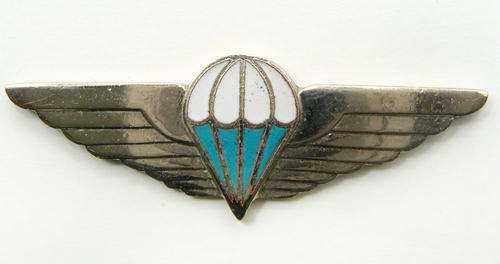 Ciskei Defence Force  Parachute Mess Dress wing. Chromed.