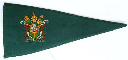 Rhodesian Car Pennent For Military.  Double sided.