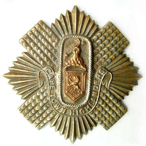 Cape Town Highlanders, Bi-Metal Headdress Badge.