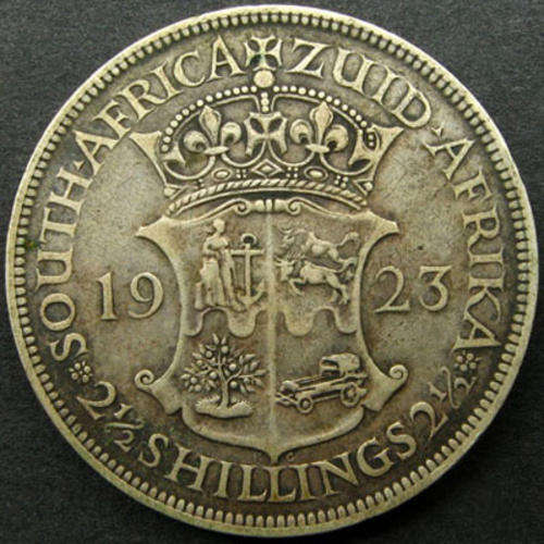 Top Grade Union Coin. 1923. Half Crown.