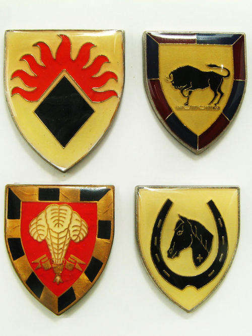 South Africa Affiliation Flashes. x 4
