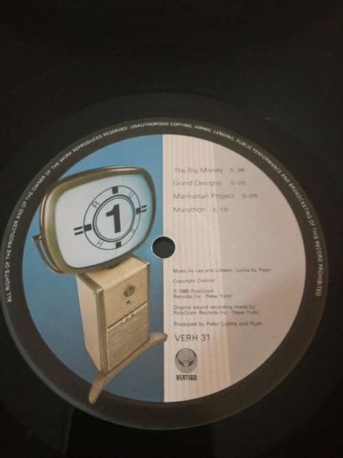 Rush - Power Windows (Import - Vertigo) - (VG+/VG+) - Vinyl LP
