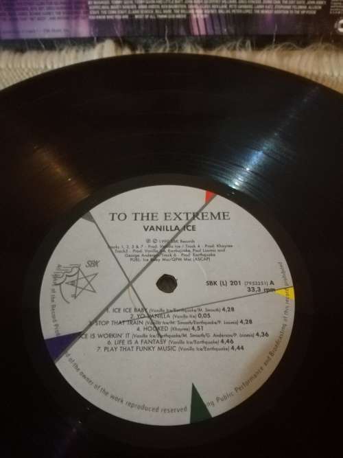 Vanilla Ice - To The Extreme - Vinyl LP