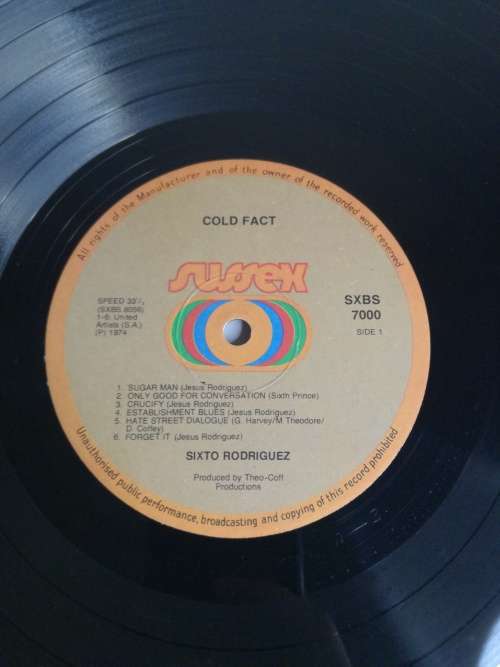 Rodriguez - Cold Fact - Sussex - (Very clean copy!!) - Vinyl LP