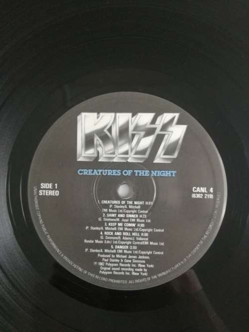 KISS - Creatures of the Night - VG+/VG+ - (CANL 4) - Vinyl LP