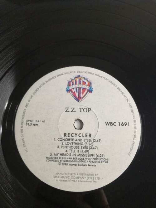 ZZ Top - Recycler - (VG+/VG+) - Vinyl LP