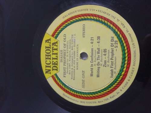 Isaiah - First Prophet of Old (Roots Reggae Jamaica) - Vinyl LP