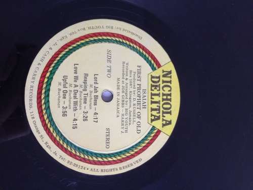 Isaiah - First Prophet of Old (Roots Reggae Jamaica) - Vinyl LP