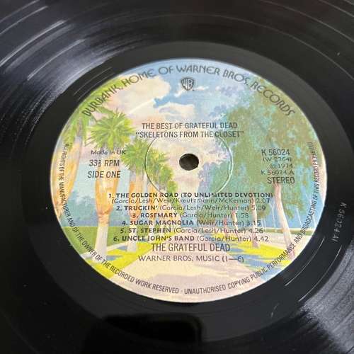 The Best Of The Grateful Dead: Skeletons From The Closet - Vinyl LP Record