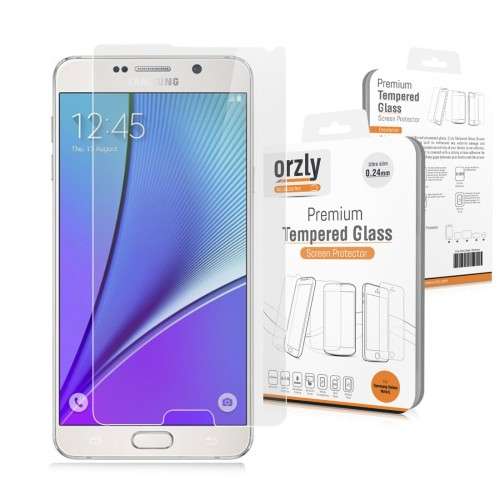 Orzly Glass Screen Protector For Samsung Galaxy Note 5