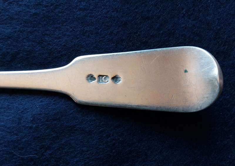 Cape silver serving spoon