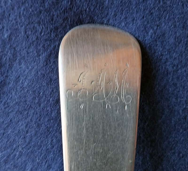 Cape silver serving spoon